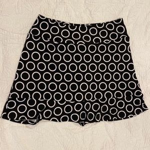 NWTS Black and white tennis or golf skirt
